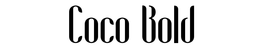 Coco Bold cкачати шрифт безкоштовно